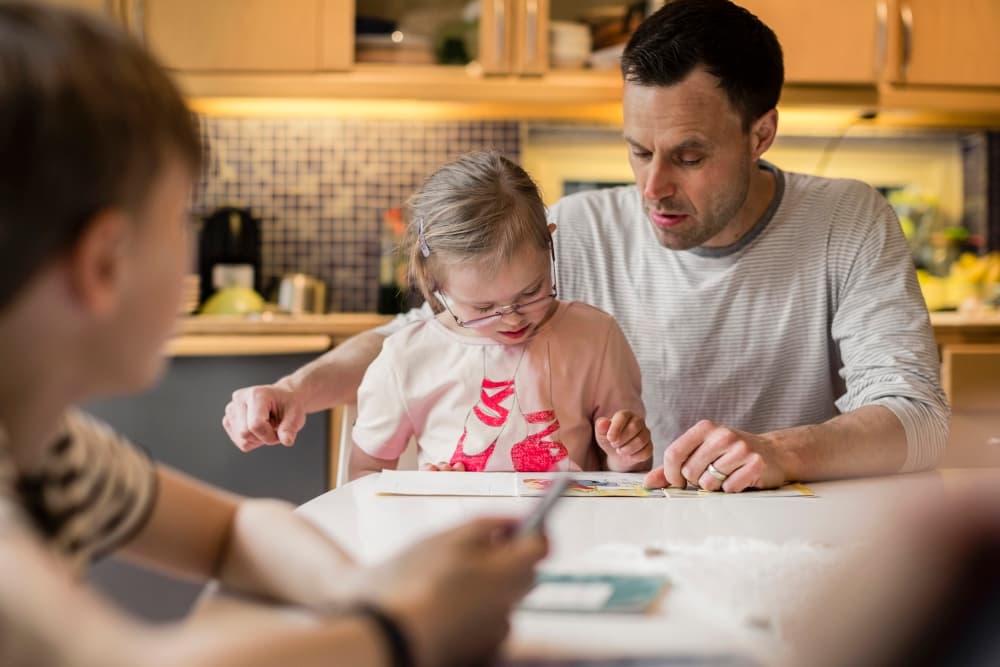 Support worker assisting an NDIS participant